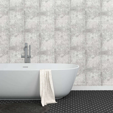 8mm Portland Stone Tile Wall Panel (Matt Finish) 2.6M