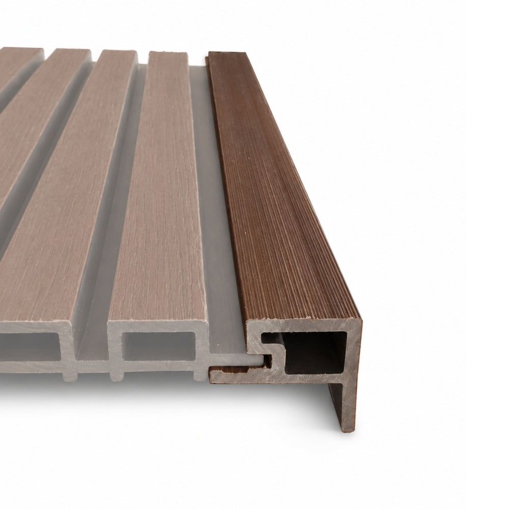 2.6M Rosewood WPC Cladding Starter Trim