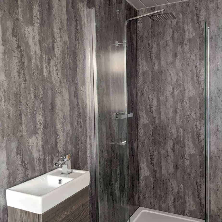 10mm Polished Concrete Shower Panel 1M x 2.4M