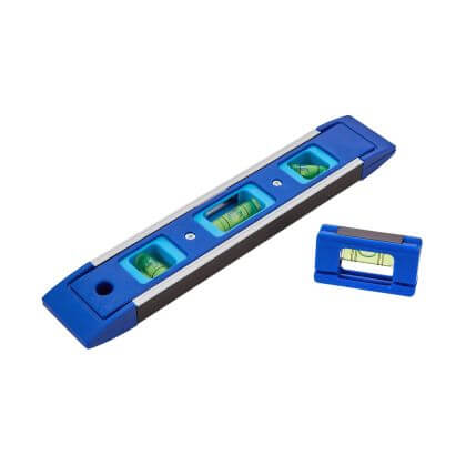 Spirit Level Set | Small magnetic 2 piece bundle