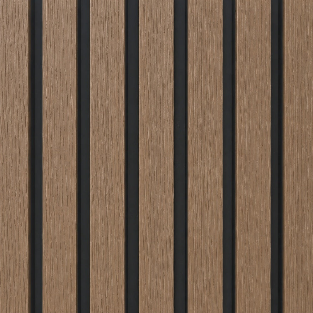 2.6M Teak WPC Exterior Wall Cladding
