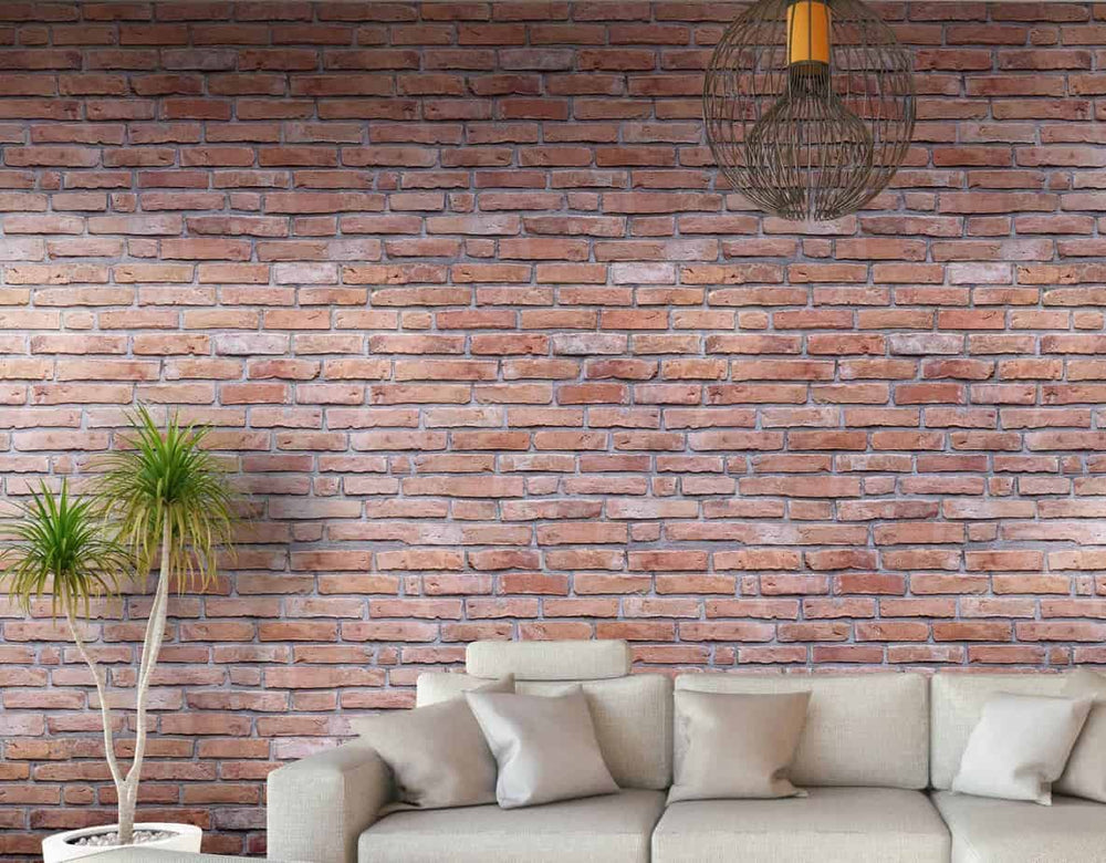 8mm Red Brick Effect Wall Panel 2.6M EASY PANELS