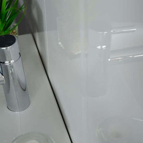 8mm White Gloss Bathroom Wall & Ceiling Panel | EASY PANELS