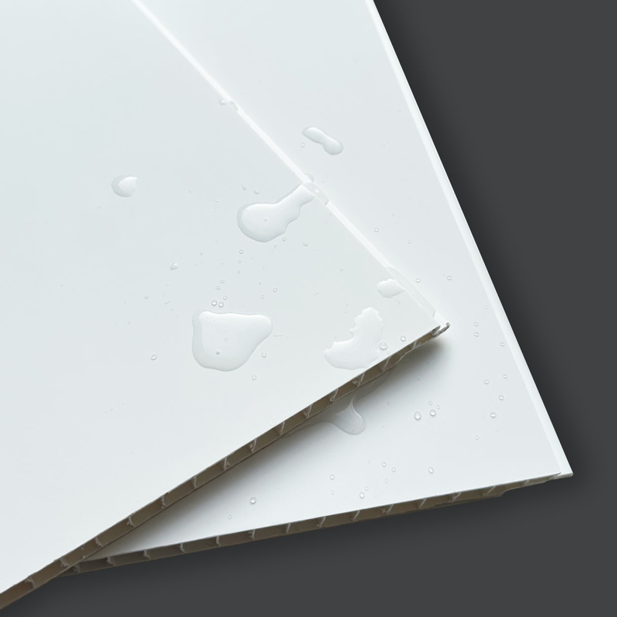 10mm White Ultra Matt Shower Panel