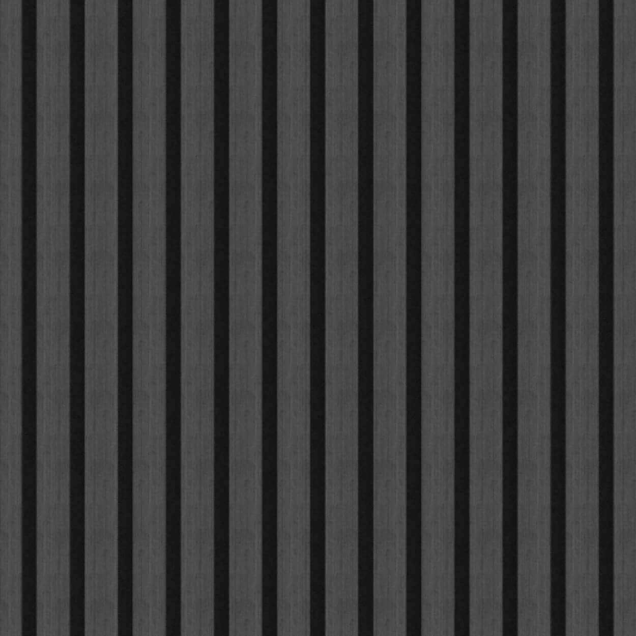 Wood Slat Acoustic Wall Panel in Charcoal