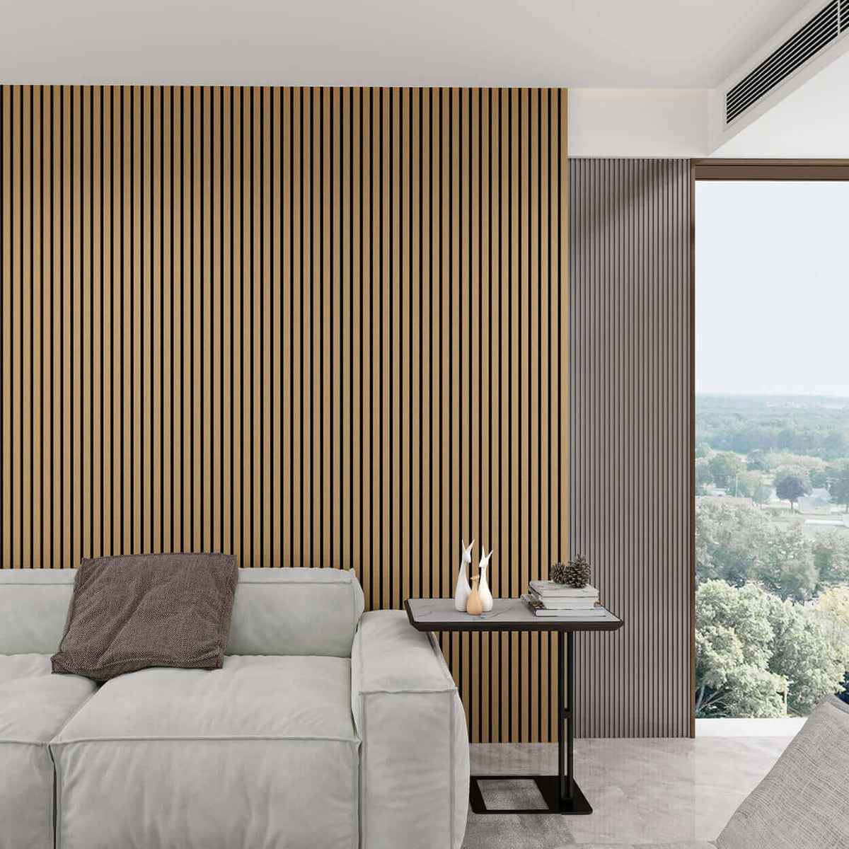 Natural Oak Acoustic Wall Panel | Easy Panels