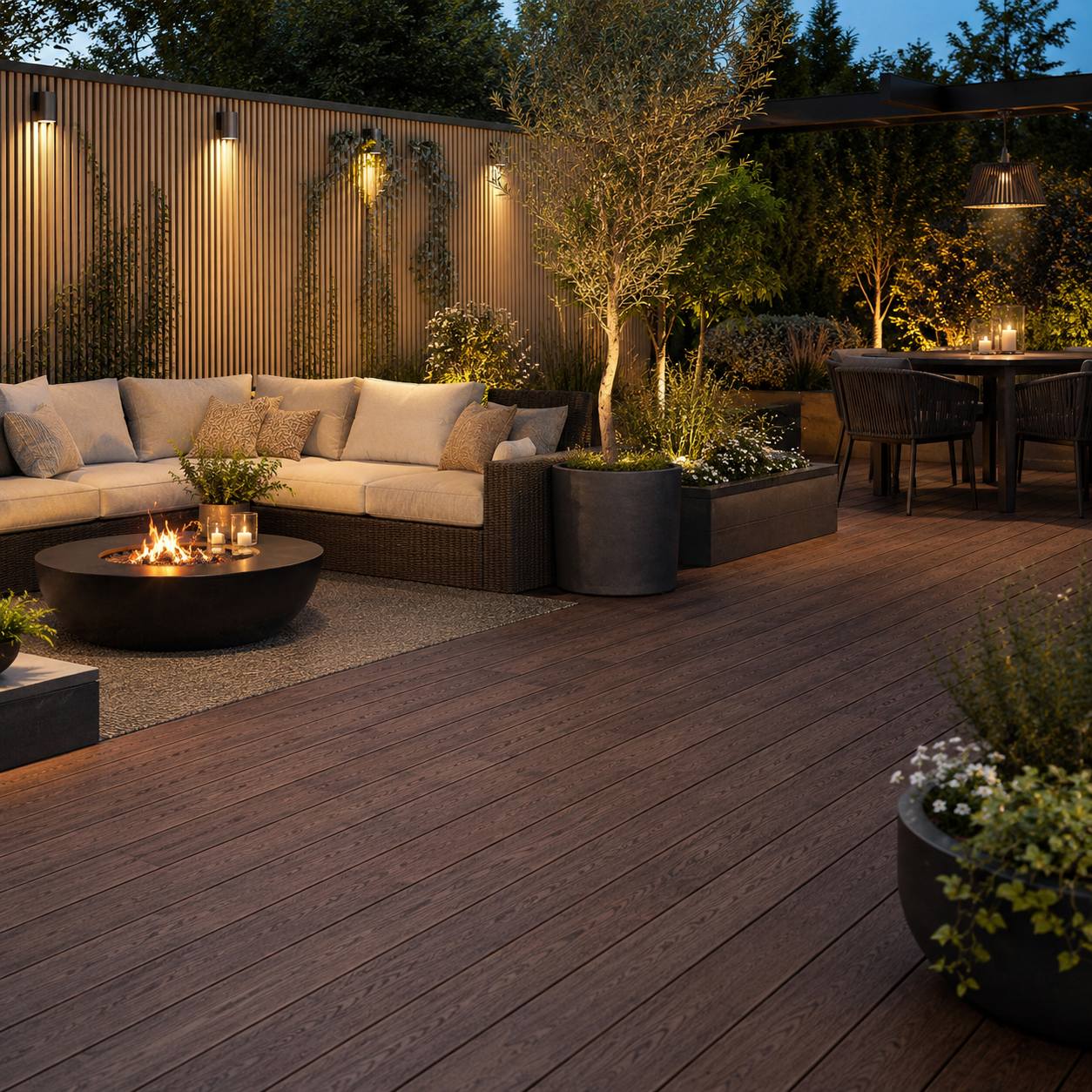 rich and inviting garden