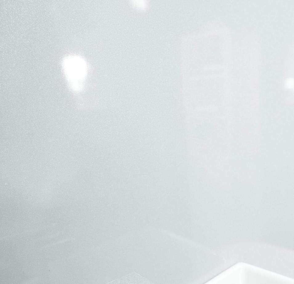 10mm White Shimmer Shower Panel 1M x 2.4M