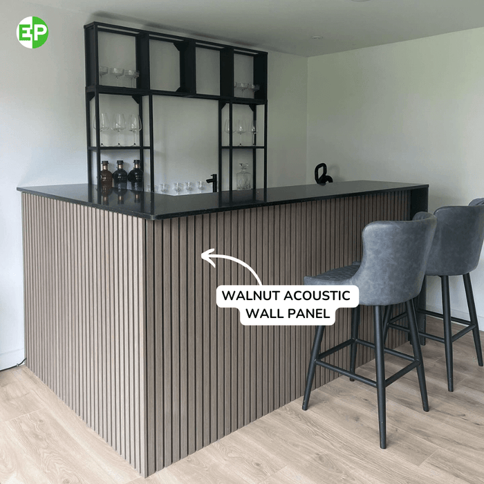 Walknut Panel Walnut Acoustic Wall Panel | Easy Panels