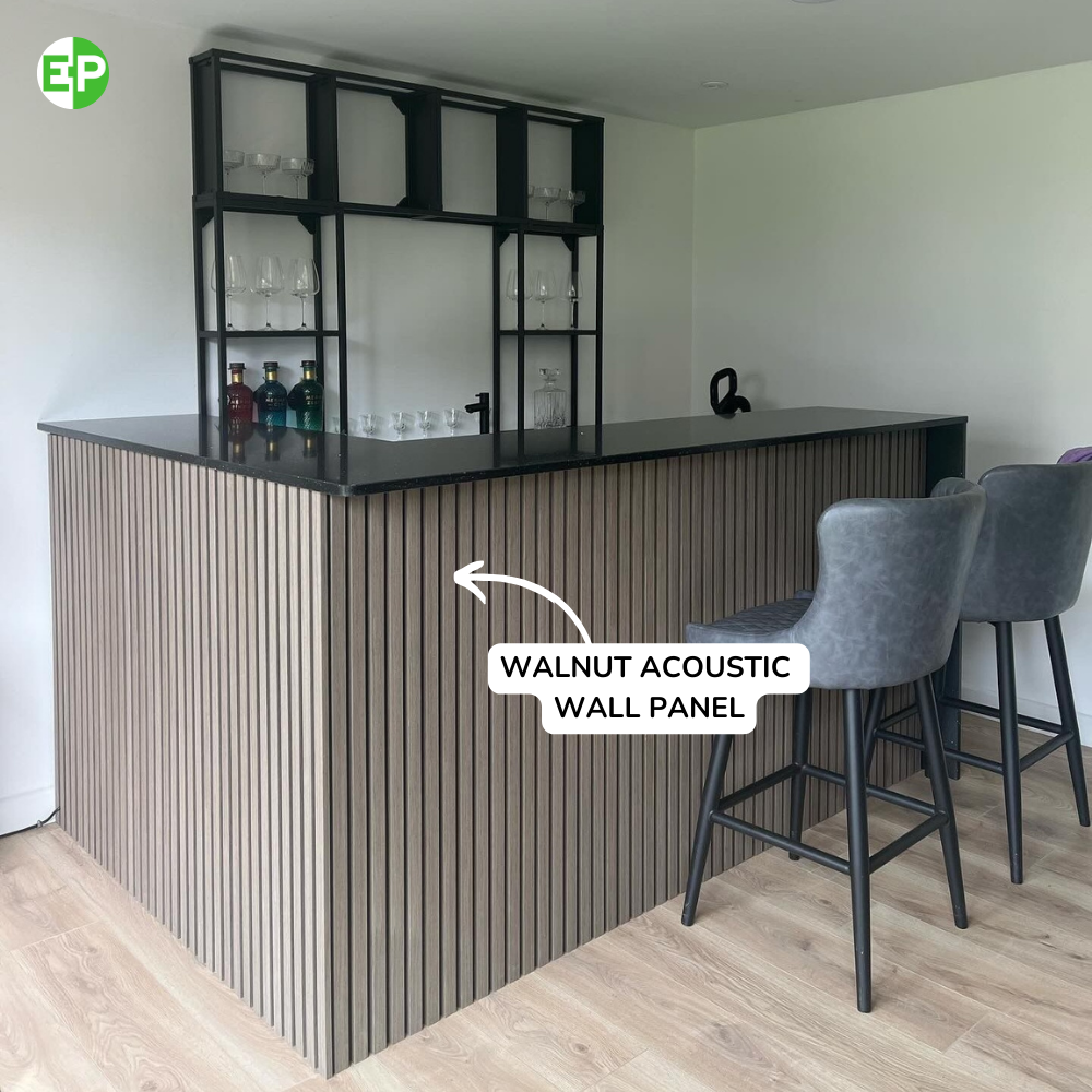 Walnut Acoustic Wall Panel