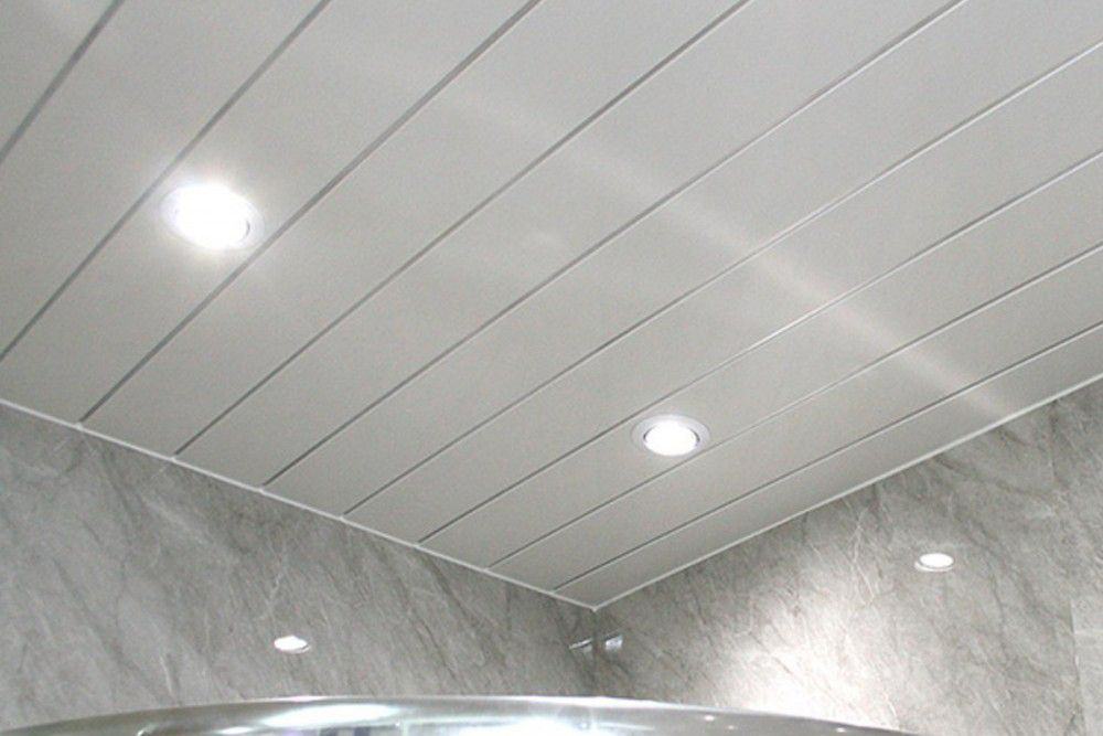 8mm White With 2 Chrome Strip Wall & Ceiling Panel 2.6M