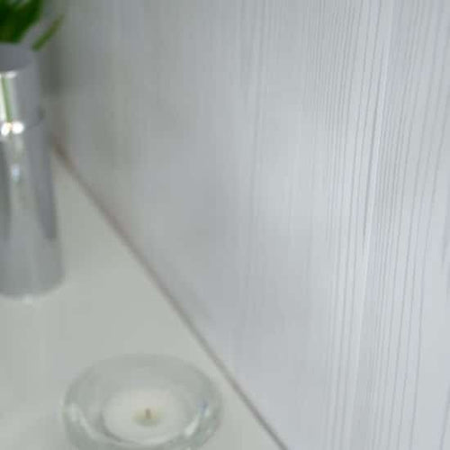 5mm White Wood Bathroom Wall & Ceiling Panel EASY PANELS