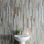 8mm Wood Mosaic Bathroom Wall Panel 2.6M